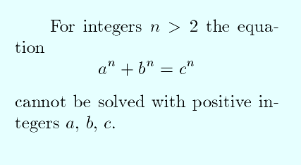 Fermat'ın Son Teoremi 