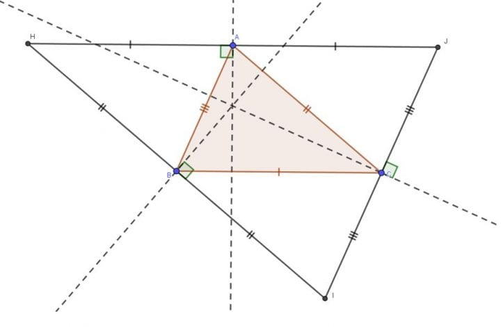 Ucgenin Diklik Merkezi Matematiksel