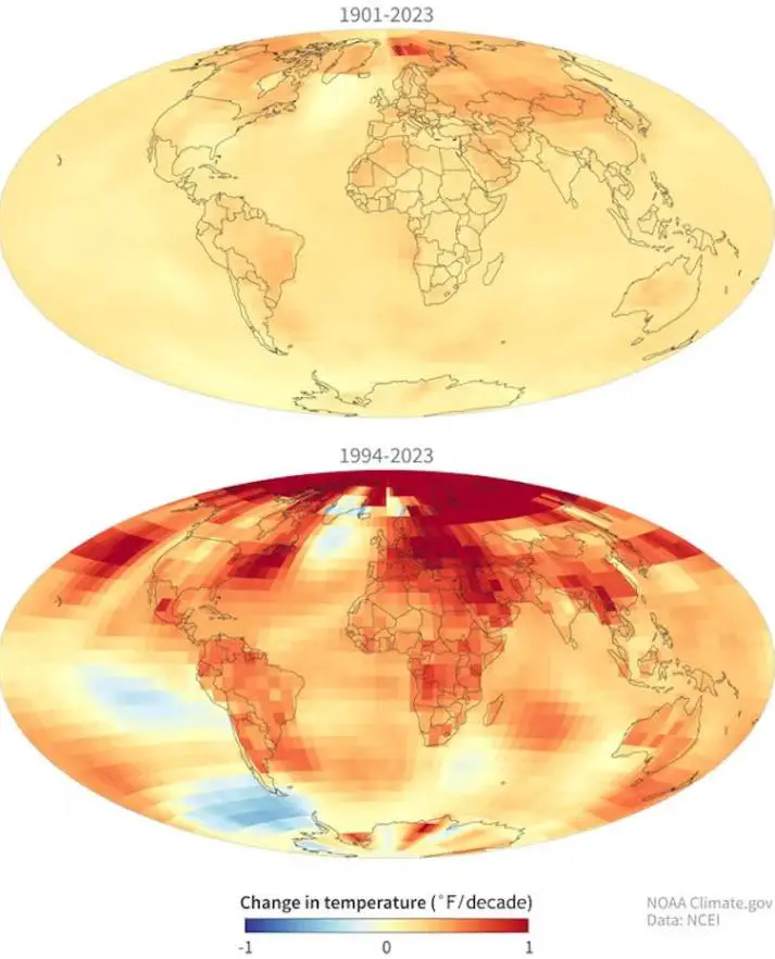 dünya sıcaklık artışı